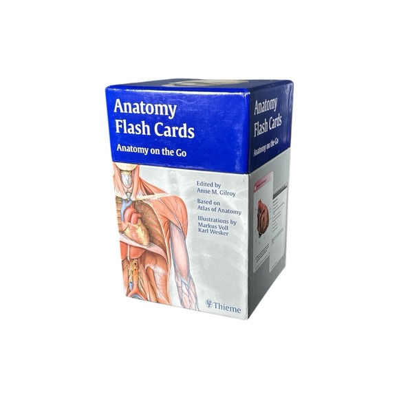 Anatomy Flash Cards: Anatomy on the Go - Cards, by Gilroy Anne M - Very Good - Picture 1 of 7